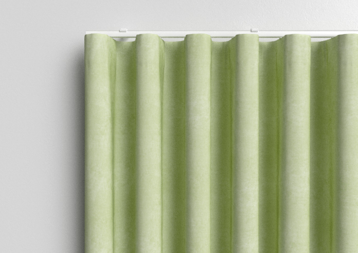 Florence Faux Suede, Green Leaf - Made to Measure Curtains - Image 14
